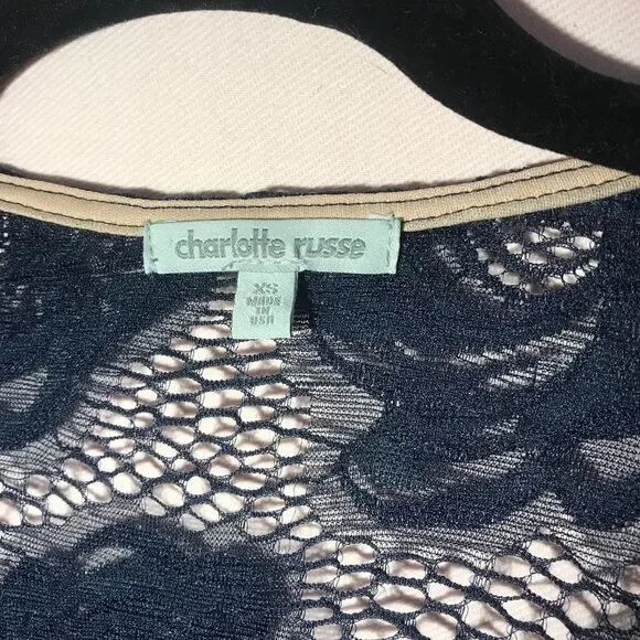 Charolette Russe XS floral lace onesie - Picture 2 of 5